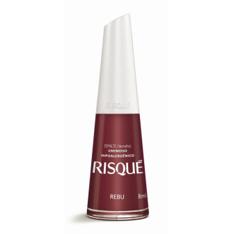 ESMALTE CREMOSO REBU RISQUÉ VERMELHOS BLISTER 8ML