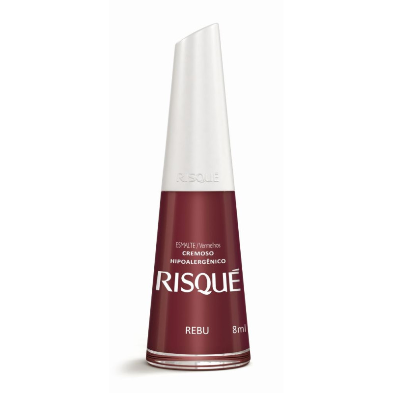ESMALTE CREMOSO REBU RISQUÉ VERMELHOS BLISTER 8ML