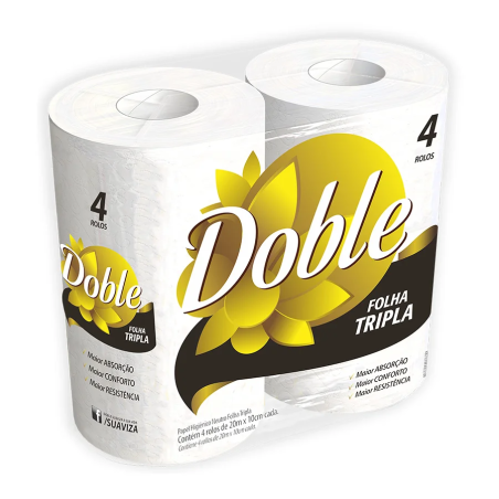PAPEL HIG DOBLE F TRIPLA C/4