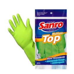 LUVA USO GERAL SANRO P TOP VERDE UNIT