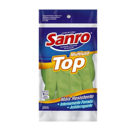 LUVA SANRO 1 PAR EXTRA GD VERD