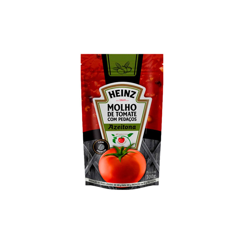 MOLHO DE TOMATE COM AZEITONA HEINZ SACHÊ 240G