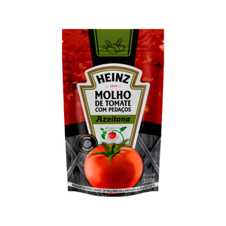 MOLHO DE TOMATE COM AZEITONA HEINZ SACHÊ 240G