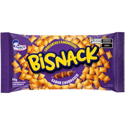 SALGADINHO DE TRIGO CHURRASCO PANCO BISNACK PACOTE 80G