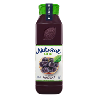 SUCO UVA E MAÇÃ NATURAL ONE REFRIGERADO GARRAFA 900ML