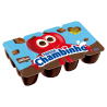 SOBREMESA LÁCTEA CHOCOLATE CHAMBINHO BANDEJA 320G 8 UNIDADES