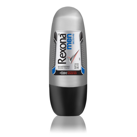 ANTITRANSPIRANTE ROLL-ON ACTIVE DRY REXONA MEN 30ML