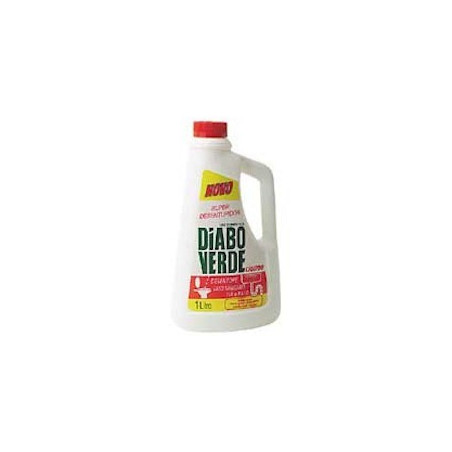 DESINCRUSTANTE ALCALINO LÍQUIDO DIABO VERDE FRASCO 1L