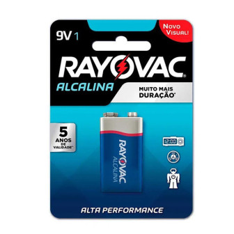 BATERIA ALCALINA RAYOVAC 9V