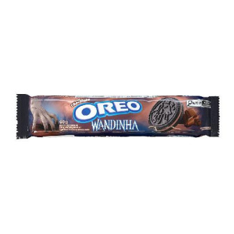 BISCOITO CHOCOLATE RECHEIO CHOCOLATE OREO PACOTE 90G