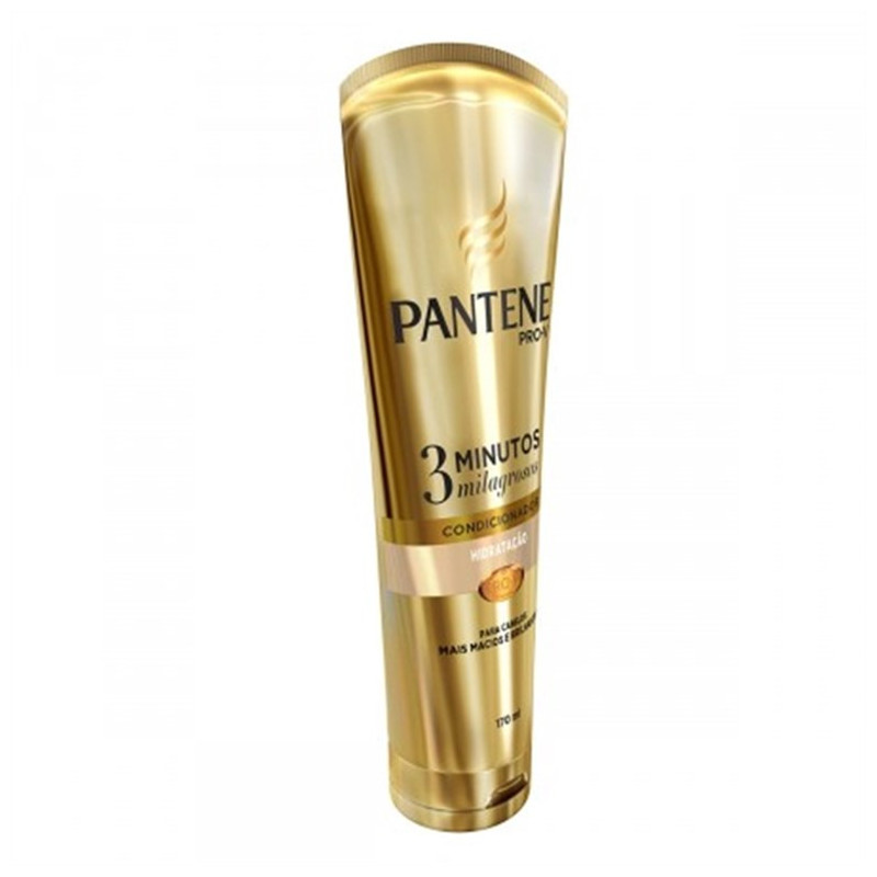 CONDICIONADOR PANTENE 3 MINUTOS MILAGROSOS HIDRATAÇÃO BISNAGA 170ML
