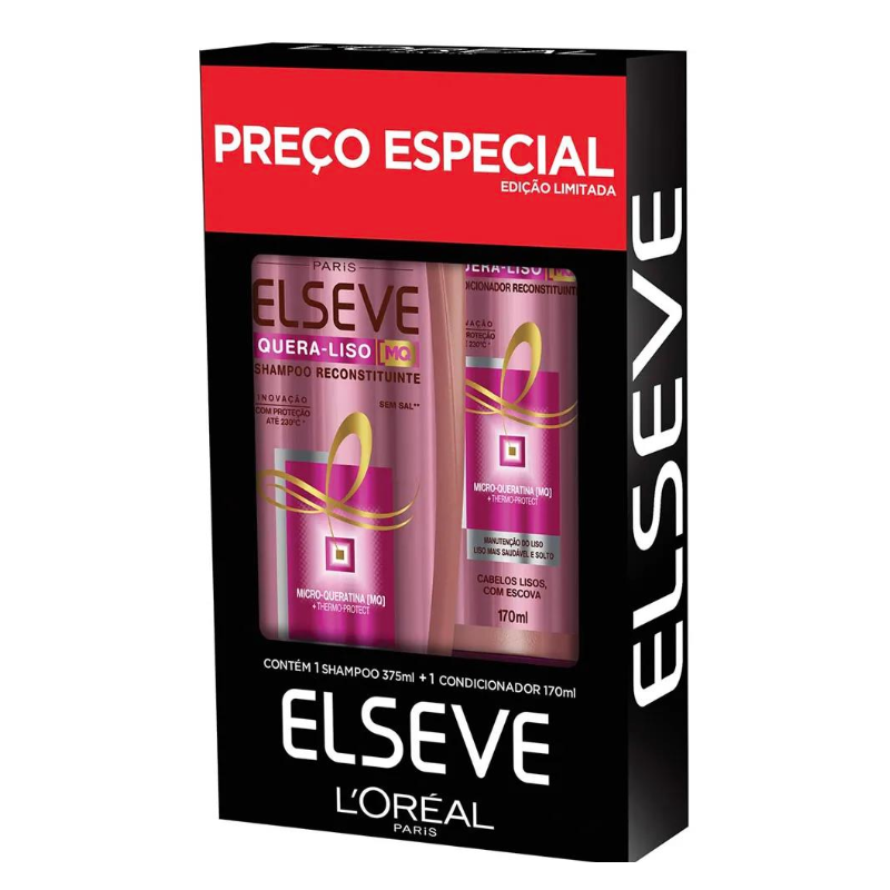 SHAMPOO ELSEVE 375ML+COND.ELSEVE 170ML CACHOS DOS SONHOS
