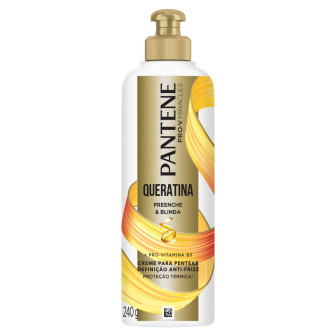 CREME PARA PENTEAR PANTENE QUERATINA PREENCHE & BLINDA FRASCO 240G