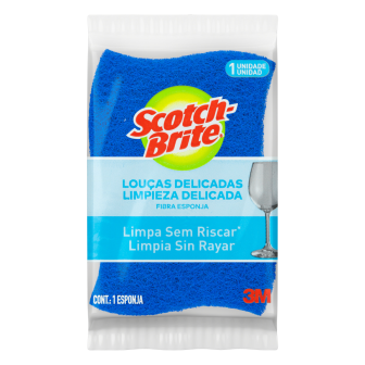 ESPONJA LARANJA LOUÇAS DELICADAS SCOTCH-BRITE