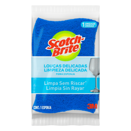 ESPONJA LARANJA LOUÇAS DELICADAS SCOTCH-BRITE