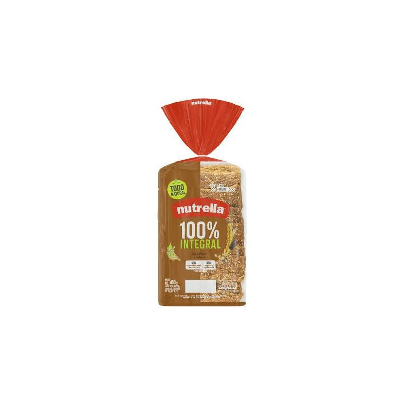 PÃO INTEGRAL NUTRELLA PACOTE 450G