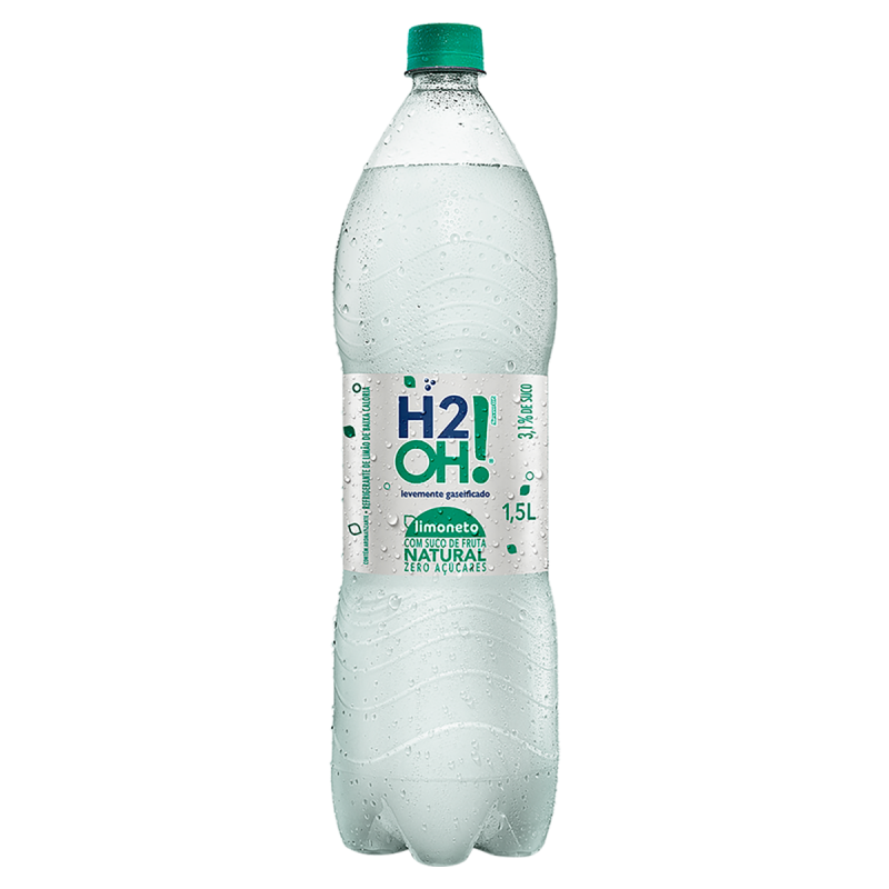 REFRIGERANTE LIMONETO ZERO AÇÚCAR H2OH! GARRAFA 1,5L