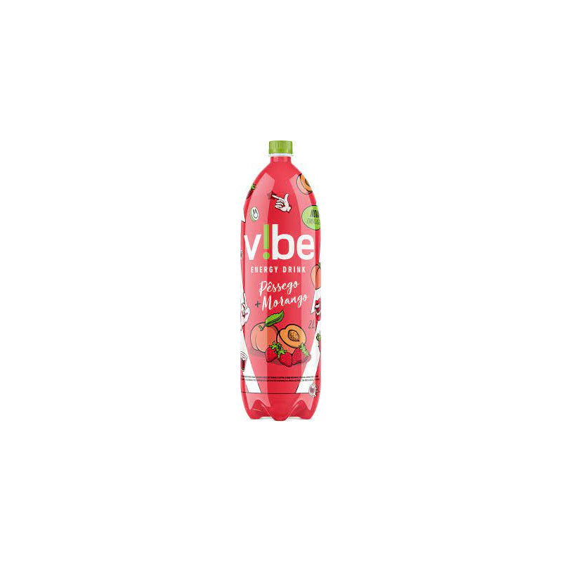ENERGETICO VIBE 2L PESSEGO+MORANGO