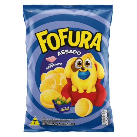 SALGADINHO DE MILHO PRESUNTO FOFURA PACOTE 60G