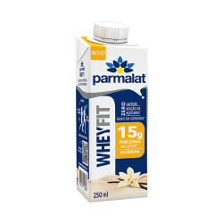 BEBIDA LÁCTEA UHT BAUNILHA ZERO LACTOSE PARMALAT WHEYFIT CAIXA 250ML