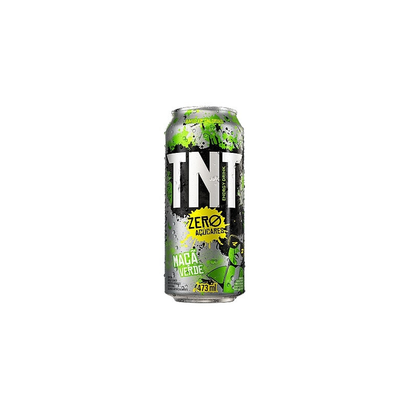 ENERGÉTICO MAÇÃ-VERDE ZERO AÇÚCAR TNT LATA 473ML
