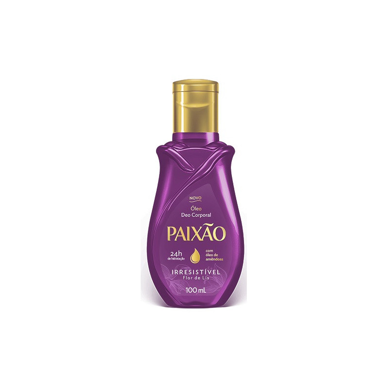 ÓLEO DEO CORPORAL IRRESISTÍVEL PAIXÃO FRASCO 100ML