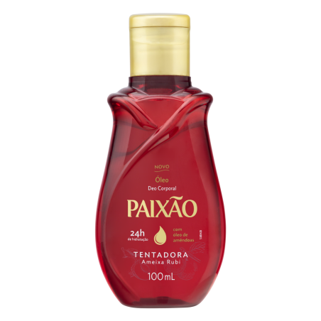 ÓLEO DEO CORPORAL TENTADORA PAIXÃO FRASCO 100ML