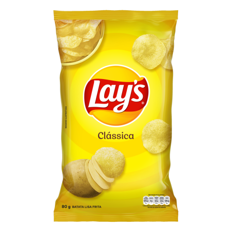 BATATA FRITA LISA CLÁSSICA LAYS PACOTE 70G