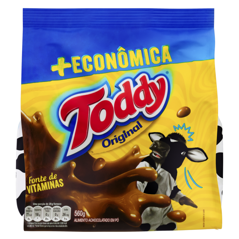 ACHOCOLATADO PÓ ORIGINAL TODDY PACOTE 480G + ECONÔMICA