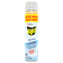 INSETICIDA AEROSSOL MULTI-INSETOS RAID ESSENCIAL FRASCO 420ML SPRAY