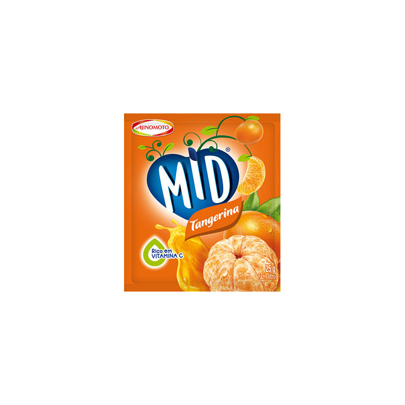 REFRESCO EM PÓ TANGERINA MID PACOTE 20G