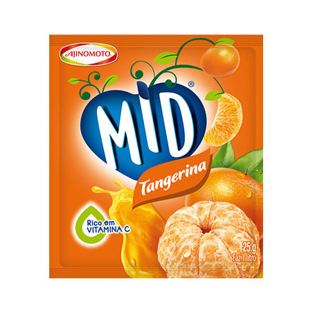 REFRESCO EM PÓ TANGERINA MID PACOTE 20G