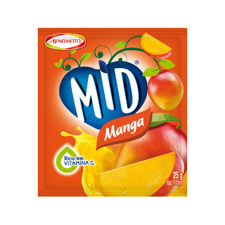 REFRESCO EM PÓ MANGA MID PACOTE 20G