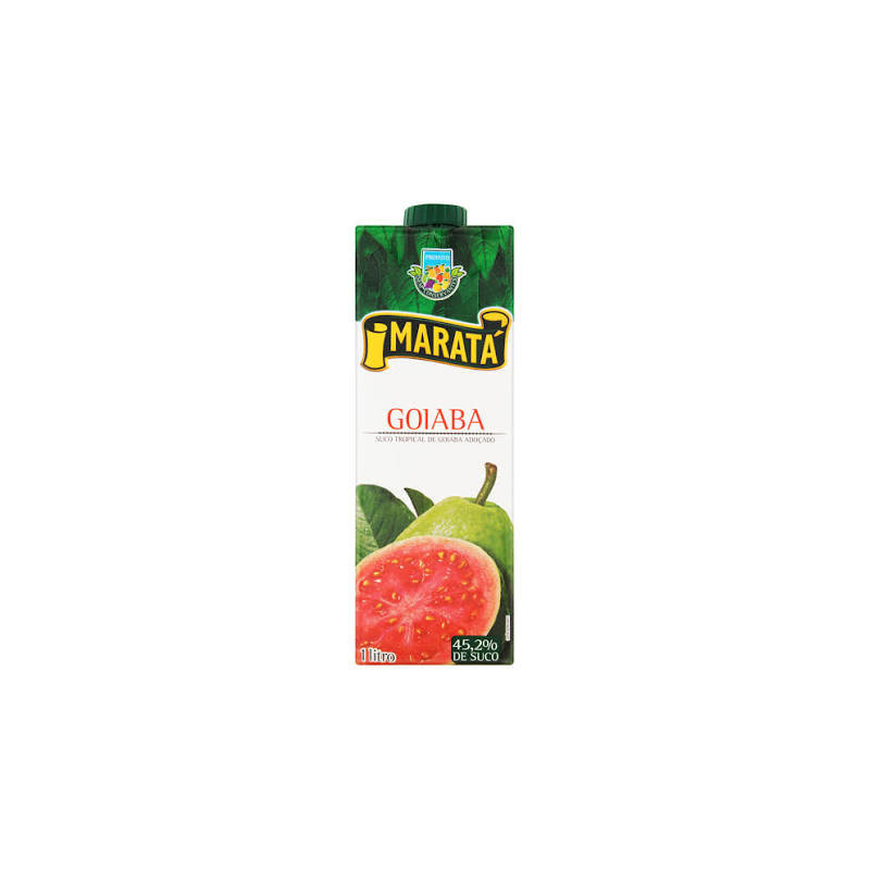 SUCO ADOÇADO GOIABA MARATÁ CAIXA 1L