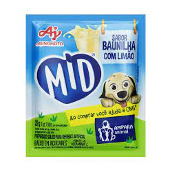 REFRESCO EM PÓ BAUNILHA COM LIMÃO MID PACOTE 20G