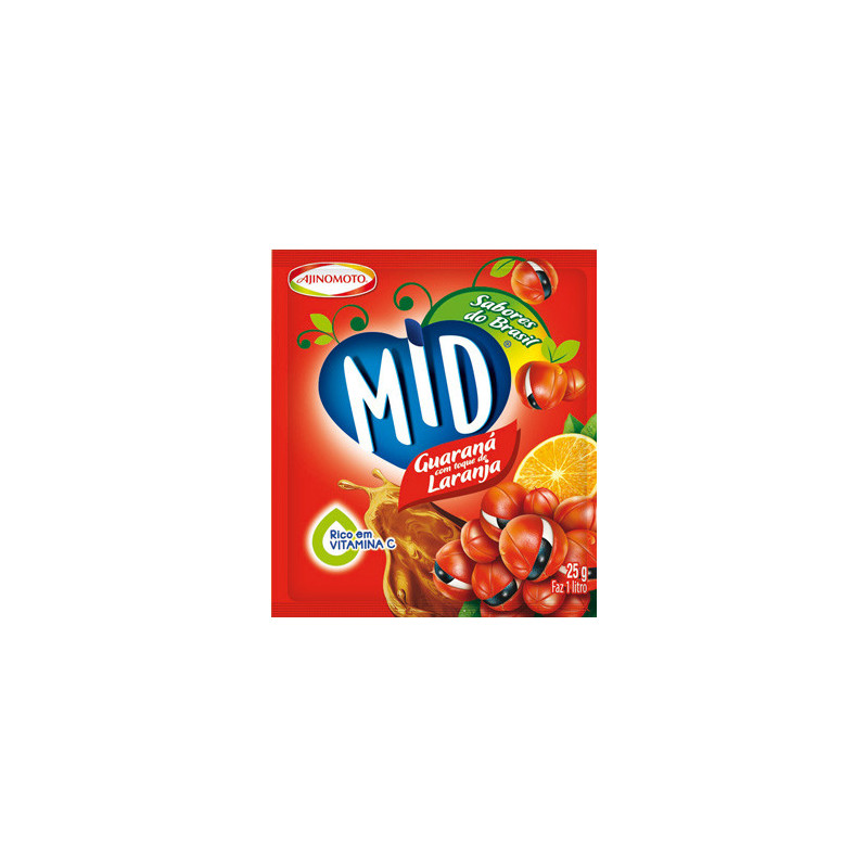 REFRESCO EM PÓ GUARANÁ MID PACOTE 20G