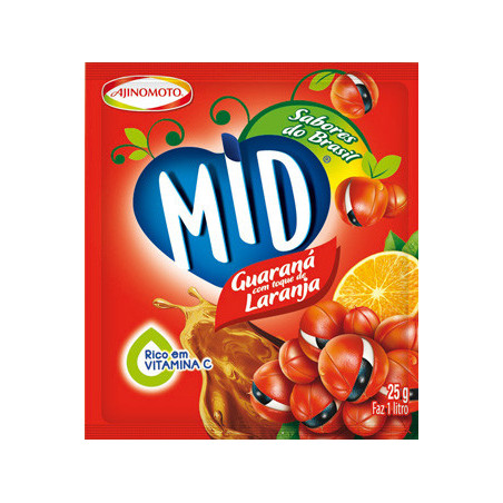 REFRESCO EM PÓ GUARANÁ MID PACOTE 20G