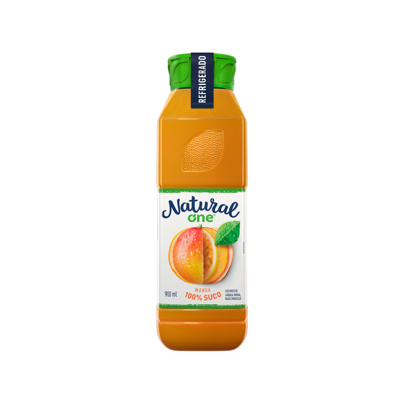 SUCO MANGA NATURAL ONE REFRIGERADO GARRAFA 900ML