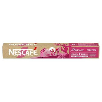 CAFÉ EM CÁPSULA TORRADO E MOÍDO ESPRESSO MÉXICO NESCAFÉ FARMERS ORIGINS CAIXA 44G 10 UNIDADES