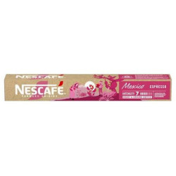 CAFÉ EM CÁPSULA TORRADO E MOÍDO ESPRESSO MÉXICO NESCAFÉ FARMERS ORIGINS CAIXA 44G 10 UNIDADES
