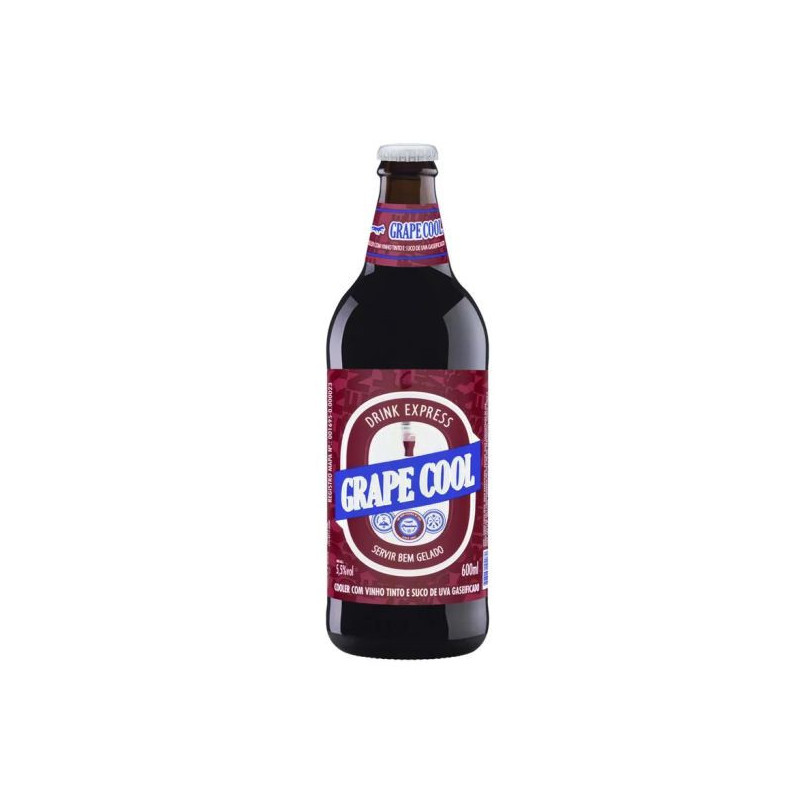 COOLER TINTO UVA GRAPE COOL GARRAFA 600ML