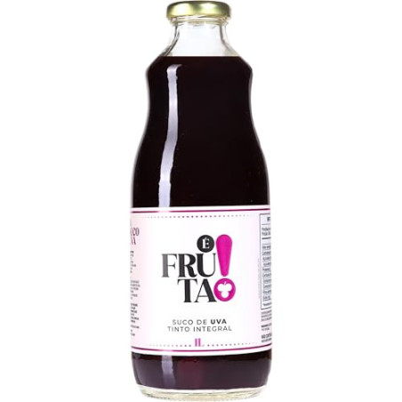 É FRUTA!, SUCO DE UVA TINTO, INTEGRAL, 1 LITRO