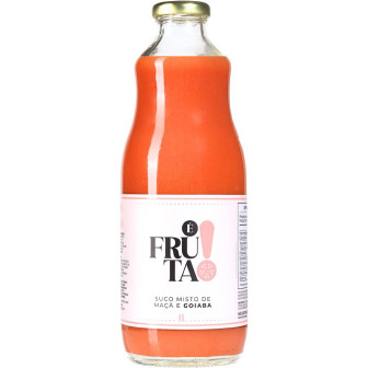 É Fruta!, Suco misto de Goiaba e Maçã, Integral, 1 Litro