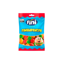 BALA DE GELATINA SORTIDA FINIBURGUERS FINI PACOTE 100G