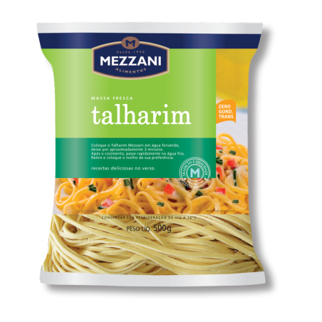 MASSA FRESCA TALHARIM MEZZANI PACOTE 500G