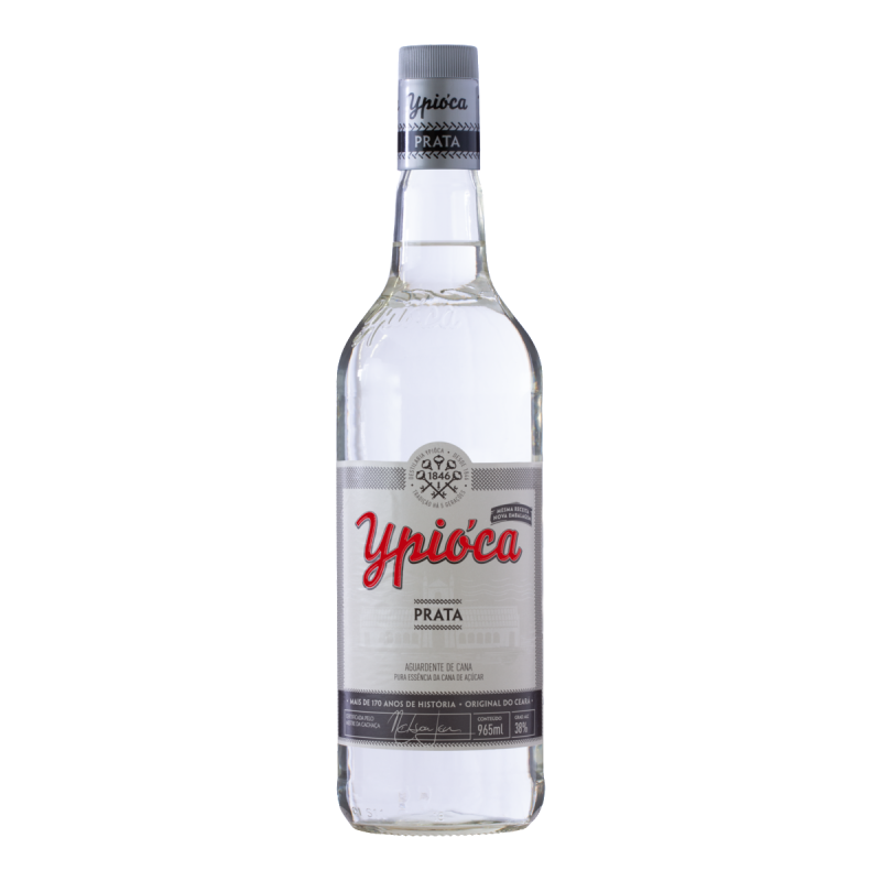 AGUARDENTE DE CANA PRATA YPIÓCA GARRAFA 965ML