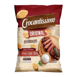 SNACK DE TRIGO ASSADO CHURRASCO CROCANTÍSSIMO ORIGINAL PACOTE 40G