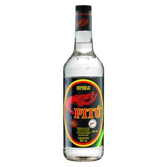 AGUARDENTE DE CANA ADOÇADA PITÚ GARRAFA 965ML