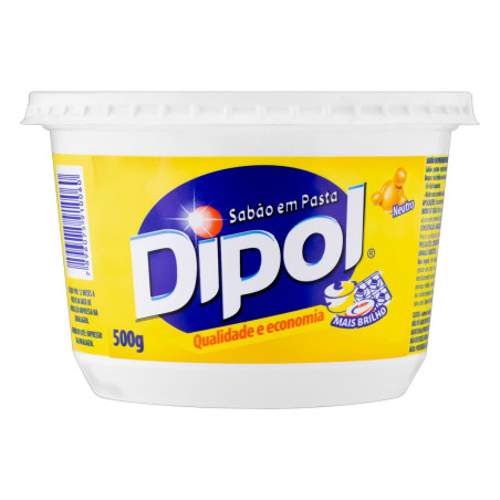 SABÃO EM PASTA NEUTRO DIPOL POTE 500G