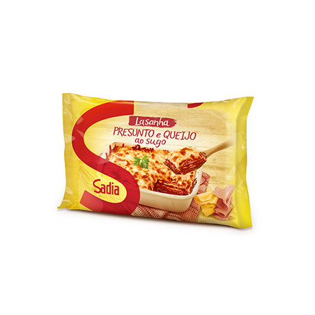 LASANHA PRESUNTO E QUEIJO SADIA PACOTE 600G